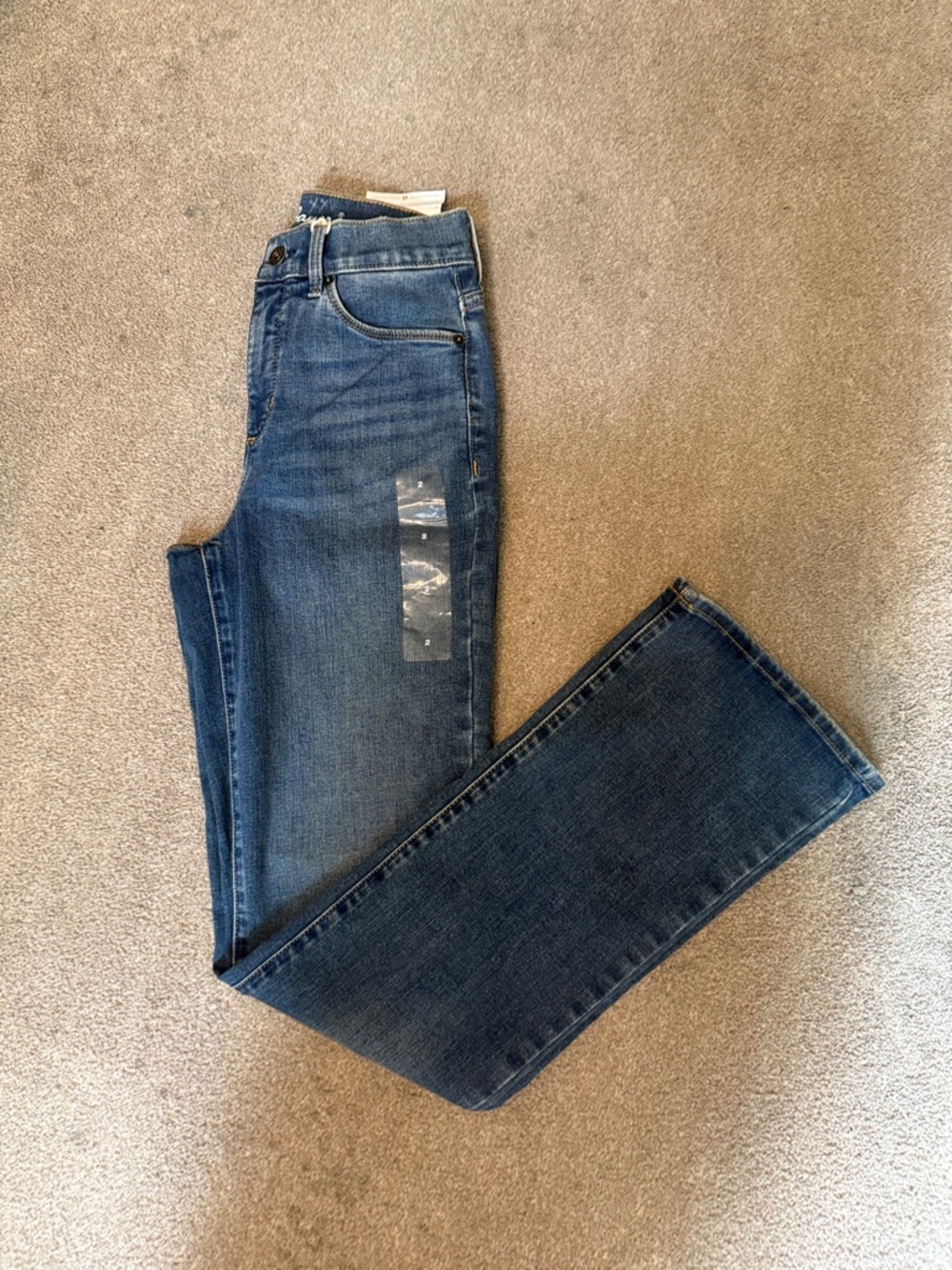 Eddie Bauer Medium Wash Voyager High Rise Bootcut Jeans Size 2